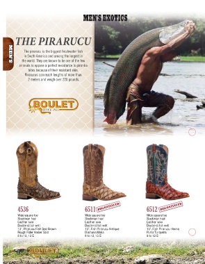 Boulet 2025 pirarucu boots